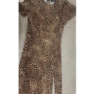 Leopard print dress